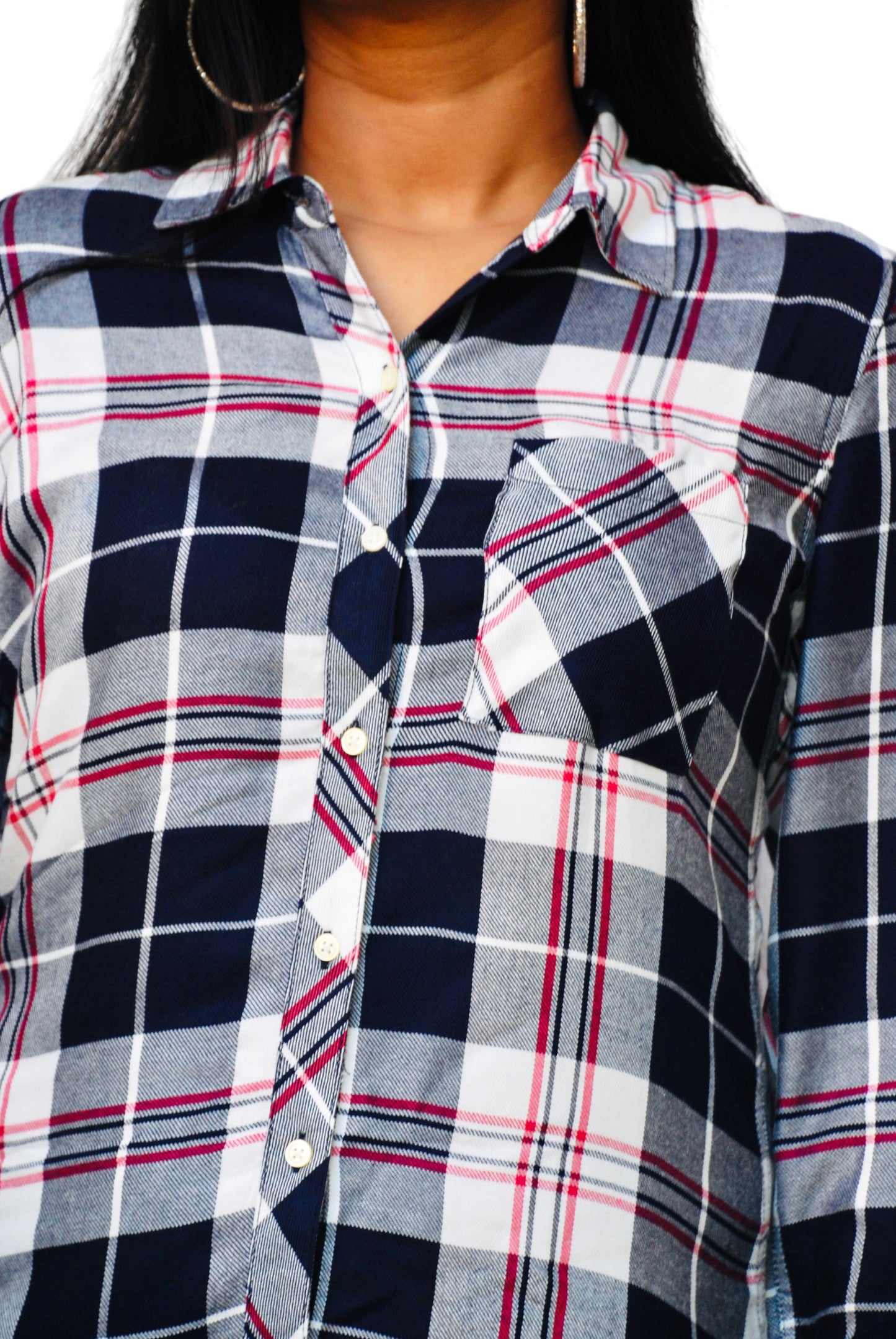 Women Regular Fit Checkered Spread Collar Casual Multicolor Shirt